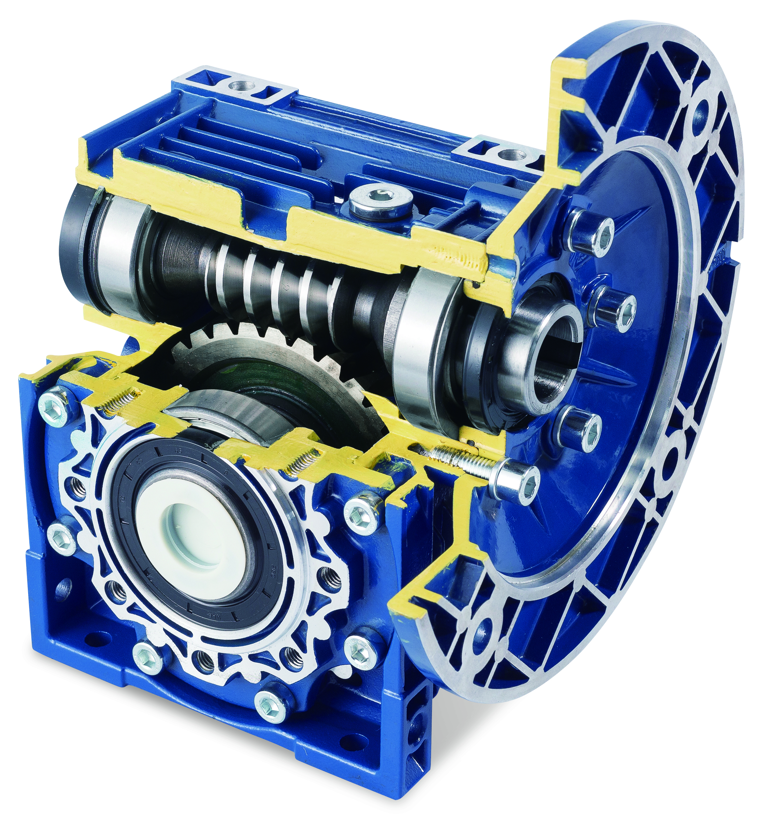 brushless right angle electric worm gear reduce