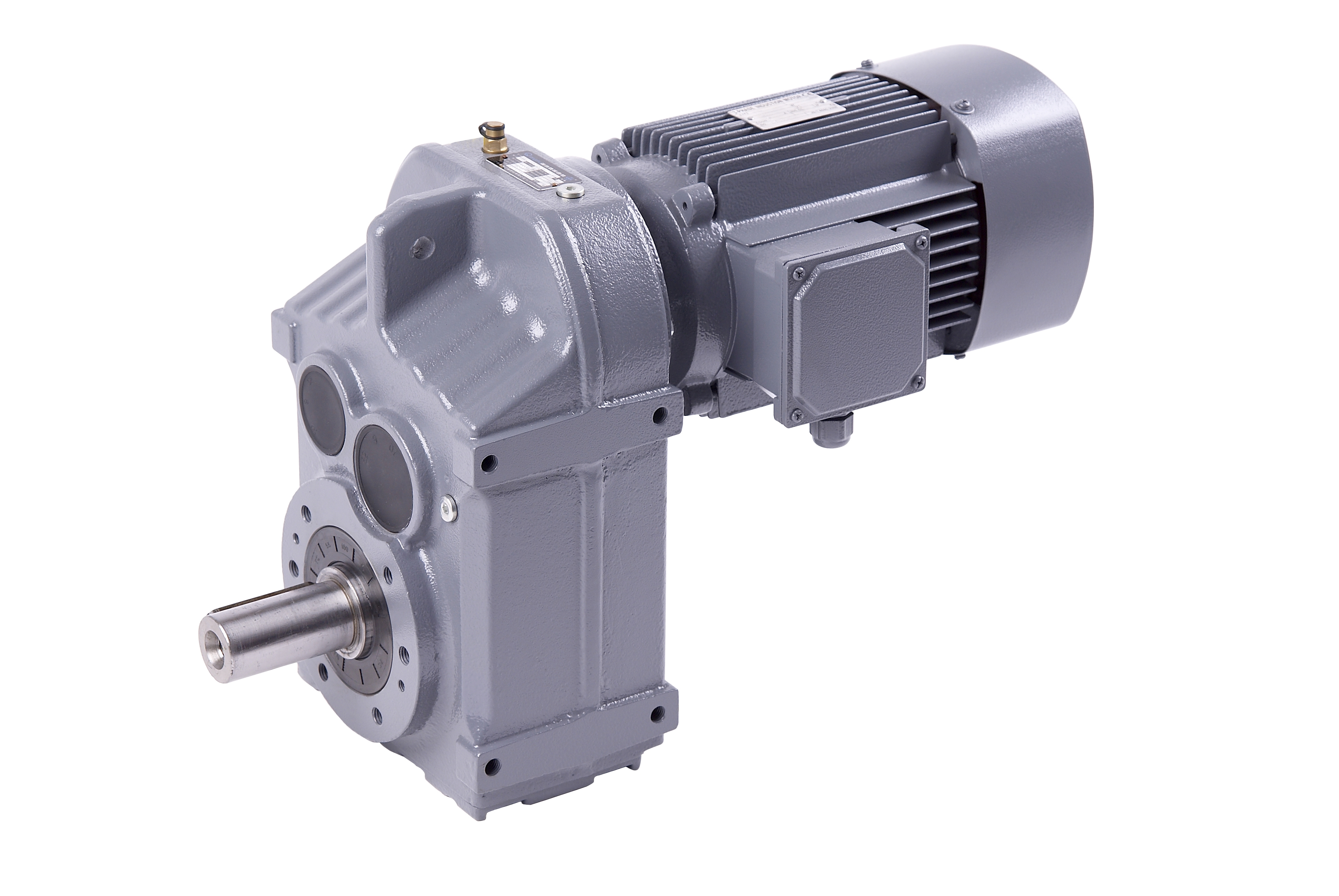 for electric motor parallel precision helical gearbox
