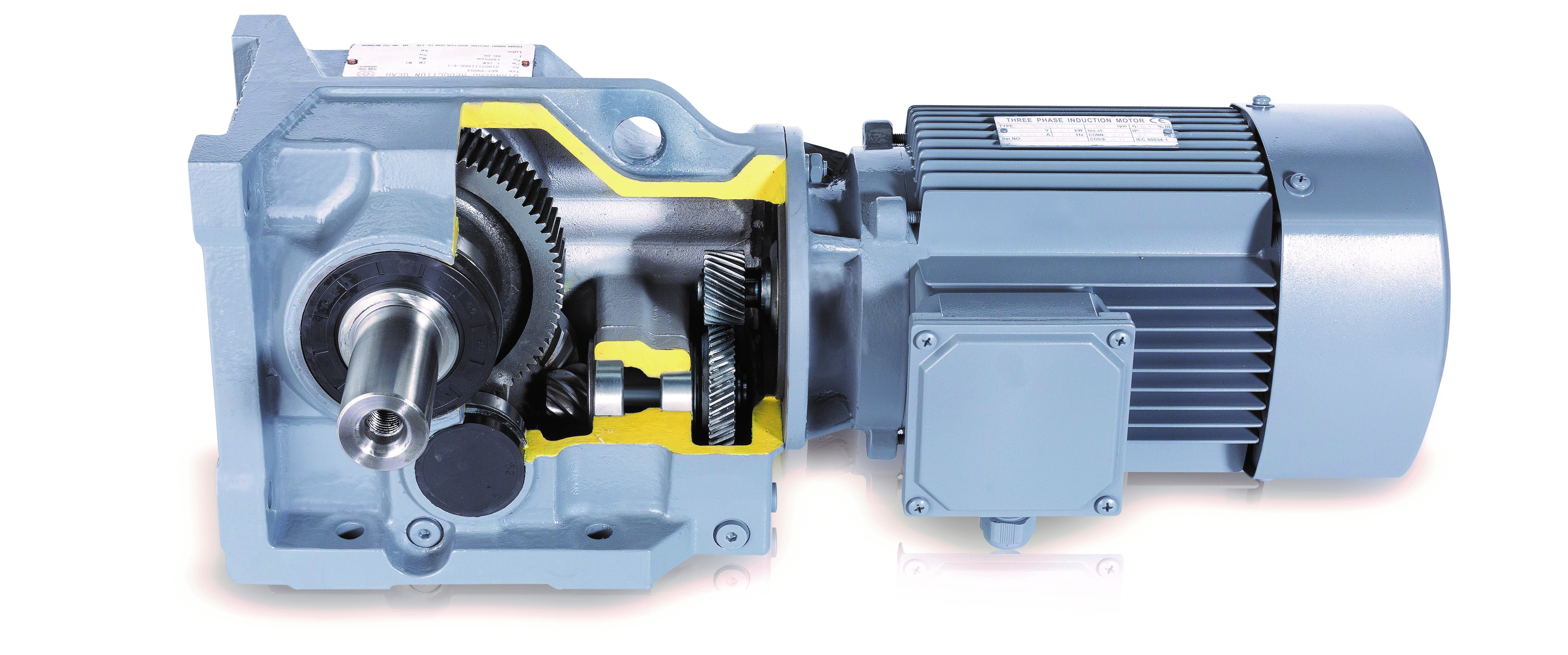 explosion proof electric ac helical gearbox